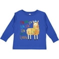 thumbnail image 3 of Inktastic Cute Christmas Fa Lla Llama Boys or Girls Long Sleeve Toddler T-Shirt, 3 of 5