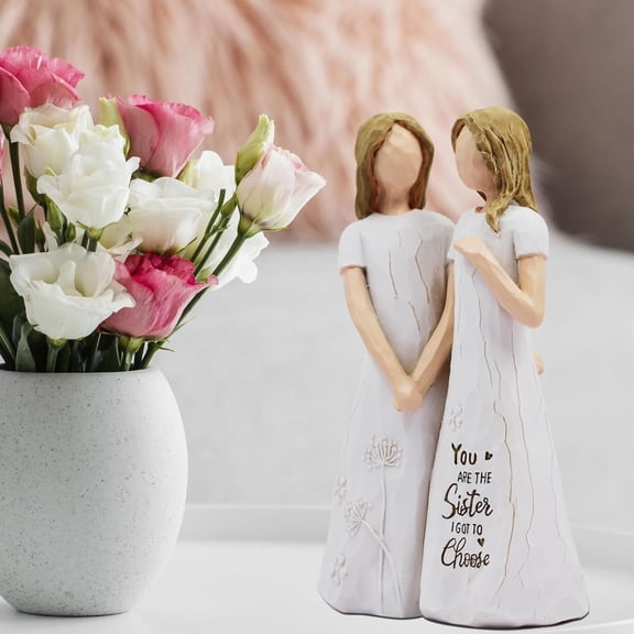 Best Friend Birthday Gifts for Women, Friendship Gifts for Women, Sister Birthday Gifts, Bestie Gifts for Women, Friend Hand - Painted Figure