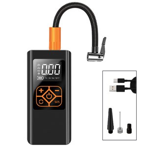 Tire Pressure Gauge Tire Inflator Wireless Tire Inflations Pump with Rechargeable Battery Power Adapter Digital Pressure Gauge Wireless Pump Tire Inflator with Pressure Gauge