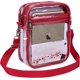 thumbnail image 1 of Bolsa de mensajero transparente para viajes de trabajo y negocios para hombres y mujeres (rojo) BANYUO Electrónica, 1 of 7