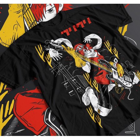 Haruko Haruhara Shirt -flcl shirt,flcl tshirt,flcl t shirt,fooly cooly shirt,anime shirt,anime clothing,haruko shirt,flcl haruko