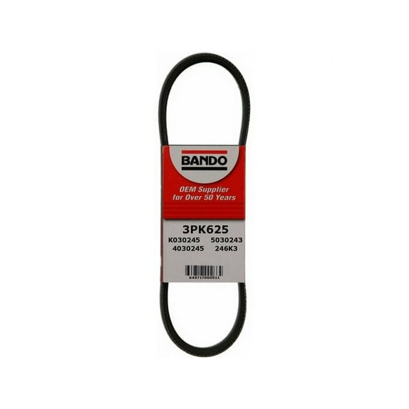 Water Pump and Power Steering Accessory Drive Belt - Compatible with 1989, 1991 - 1997 Geo Prizm 1992 1993 1994 1995 1996