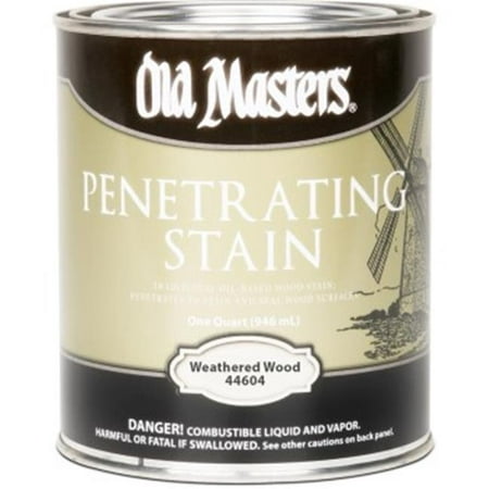 Old Masters 44604 Penetrating Stain, Weathered Wood, One
