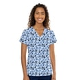 thumbnail image 1 of V-Neck Vicky Print Top, 1 of 1