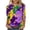 Multicolour, variant on 3/4 Sleeve Casual Tops for Women Round Neck Loose T Shirt Standard Thickness 1 Pc