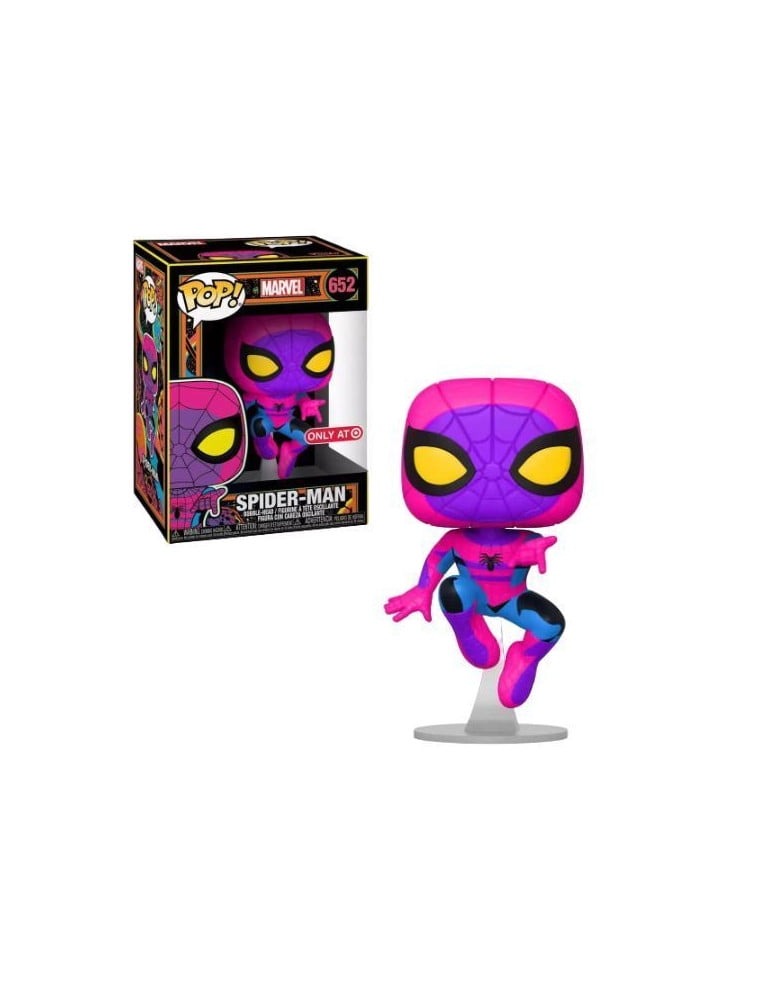 Modern (1970-Now) Funko Funko Pop Marvel #652 Black Light Spider-Man Target Exclusive *NEW IN HAND*