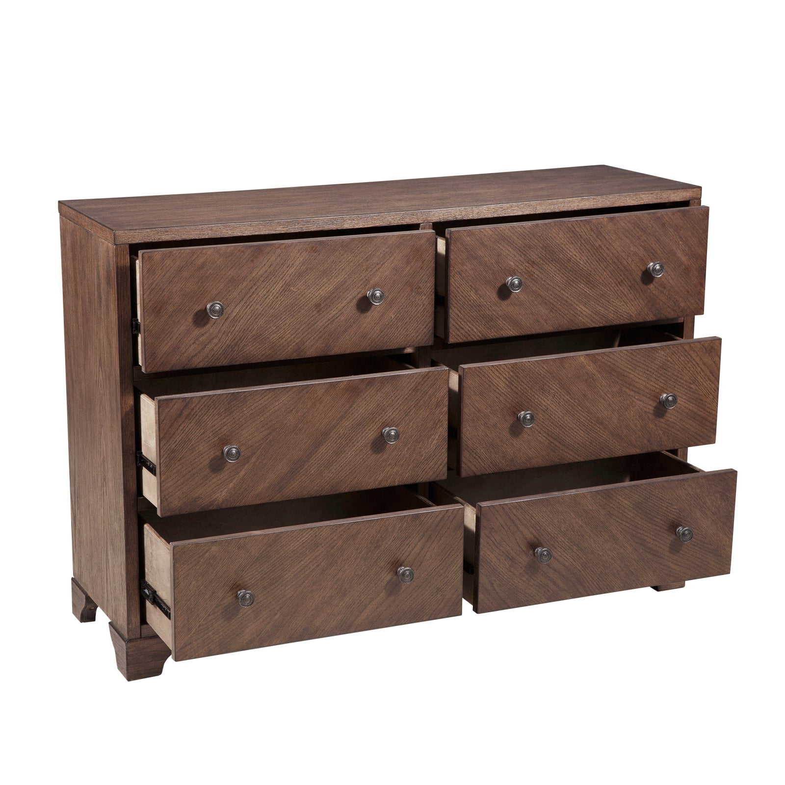 Farmhouse Style Six Drawer Accent Storage Chest