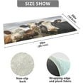 thumbnail image 3 of Coolnut Cows Kitchen Mat Soft and Absorbent Bath Mats for Bathroom Non Slip Quick Dry Shaggy Bath Carpet Machine Wash for Kitchen Bathroom Shower 39x20 in Home Decor, 3 of 7
