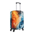 thumbnail image 3 of Picia Red And Blue Waves Luggage Protector Cover Thicken Suitcase Protector Cover Fit 18-32 Inch Luggage-X-Large, 3 of 9