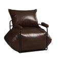 thumbnail image 2 of Abbracc Sofa Paresseux Polyvalent Canapé Mode Chaise Longue pour Balcon Chambre Intérieur Brun, 2 of 9
