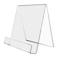 thumbnail image 1 of veasfak Support de Livre en Acrylique Support de Livre Transparent pour Livres Scolaires Brochures Lecture A6, 1 of 9