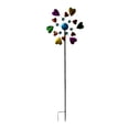 thumbnail image 2 of Molino de viento Iron Love para decoración de patios y jardines: molinillo de viento metálico giratorio con revestimiento antioxidante para uso en exteriores., 2 of 6
