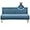 Dusty Blue, variant on Armless Futon Cover Stretch Sofa Bed Slipcover Protector Elastic Feature Rich Textured High Spandex Small Checks Jacquard Fabric Futon Cover, Machine Washable