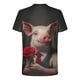 thumbnail image 5 of Camisetas de Manga Corta para Hombre Imprimir Casual Camiseta de Cuello Redondo, Camisetas de Manga Corta para Hombre Casual, 5 of 5