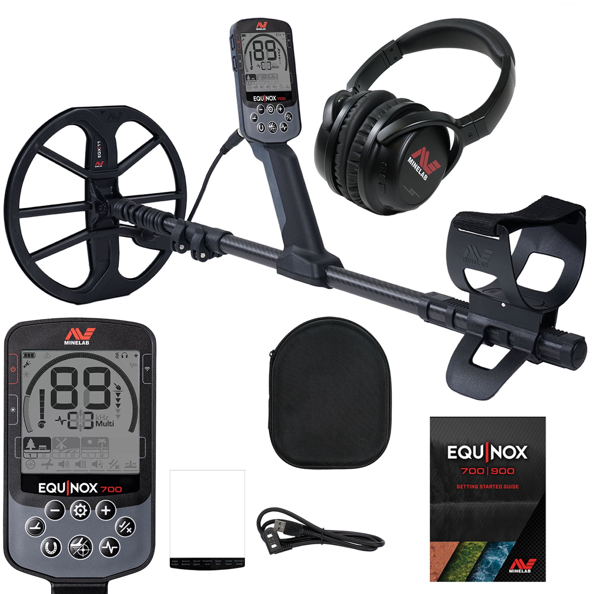 Minelab EQUINOX 700 Multi-IQ Metal Detector with 11" Coil with FREE Pro-Find 40