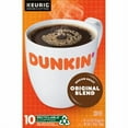 thumbnail image 5 of Dunkin Original Blend Medium Roast Coffee, 10 Keurig K-Cup Pods - Pack of 2, 5 of 5