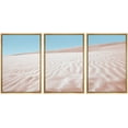 thumbnail image 3 of PixonSign Framed Wall Art Print Set Orange Desert Landscape Nature Wilderness Photography Realism Southwest Scenic Relax/Calm Multicolor Pastel for Living Room, Bedroom, Office - 16"x24"x3 Natural, 3 of 5