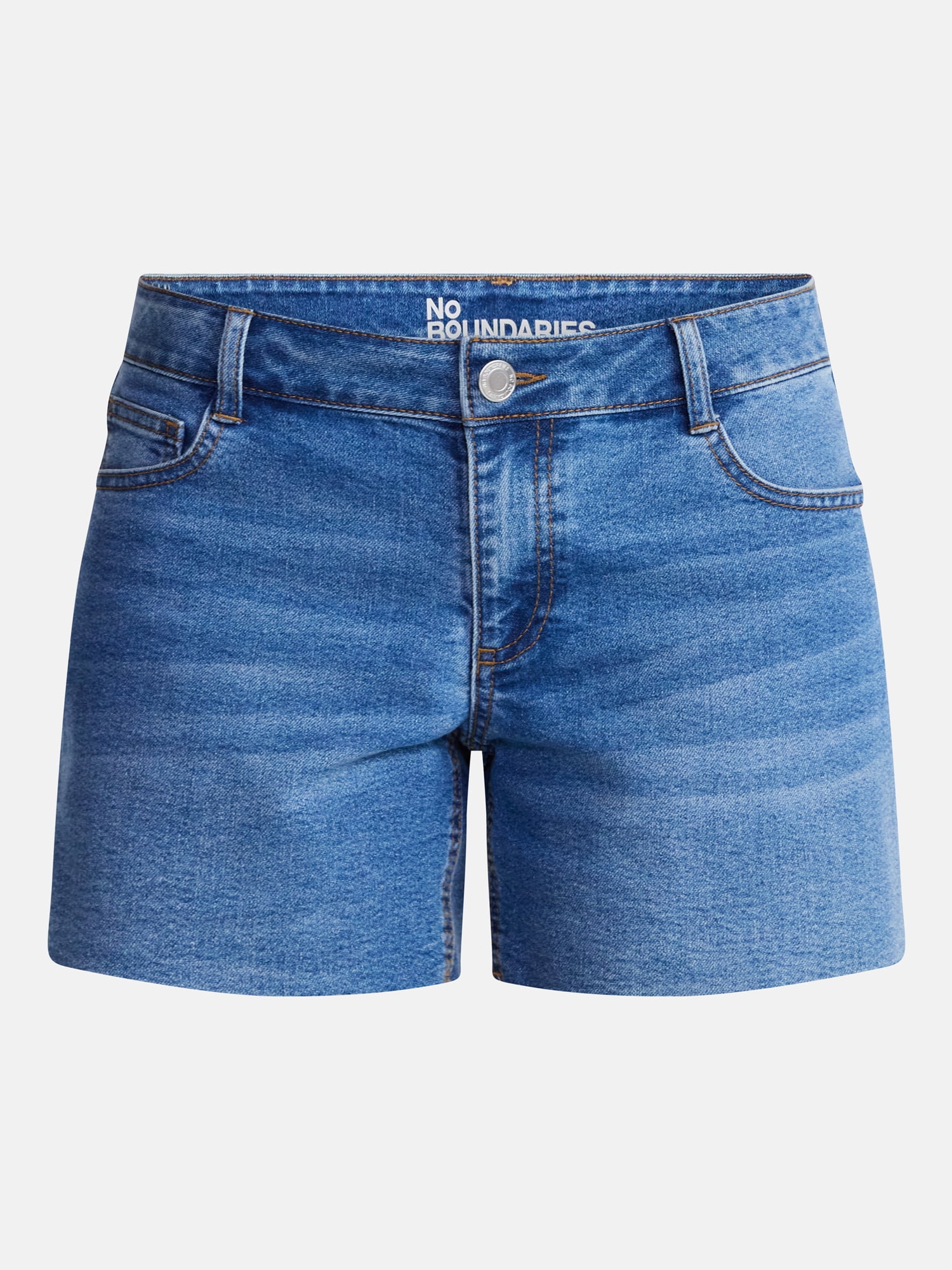 No Boundaries Relaxed Fit Shorts, 5" Inseam, Women's 00-20