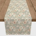 thumbnail image 3 of Creative Products Large Florals On Green 16 x 90 Cotton Twill Table Runner, 3 of 3