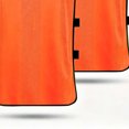 thumbnail image 5 of Kids Mesh Scrimmage Vest Boys Girls Soccer Training Pinnies Breathable Team Practice Jersey for PE Sports Camp 5-12 Years Orange, 5 of 5