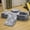 Gray Football, variant on LinkRomat 5-in-1 Modular Sofa, Multi-Combination Couch, Glow-in-the-Dark Climbing Blocks Toys, Hands-on Skills and Imagination, Unicorn