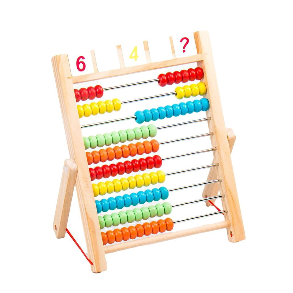 Abacus Bead éducation jouet Maths Enfants bois traditionnelle en savoir aide pratique comte 