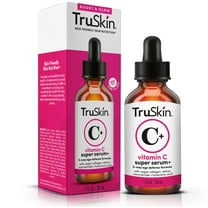 TruSkin Vitamin C Plus Super Serum, 5-Way Rejuvenation with Vegan Collagen, 1 fl oz