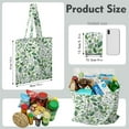thumbnail image 2 of Blossom Floral Foldable Grocery Bag - Machine Washable & Spacious Reusable Tote, 2 of 6