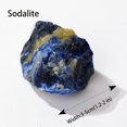 thumbnail image 3 of shiyou-1pcs 1.2-2'' Natural Sodalite Raw Stone Healing Crystal Large Rough Rocks for Fountain Rocks Home Decor Witchcraft Meditation, 3 of 4