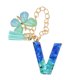 thumbnail image 1 of Ofertas Únicas 1 Pc Colgante de Taza de Agua Letra V con Borlas de Mariposa para Oficina Azul Verde Aleación Plástico, 1 of 5