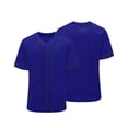 thumbnail image 3 of Lutiedan Boys Baseball Jersey Button Down Hip Hop Sport T Shirts V Neck Short Sleeve Quick Dry Casual Sport Tops Size 3-15, 3 of 6