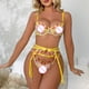 thumbnail image 2 of Gibobby Conjunto de lencería Lenceria Extreme Sexy Dessous New Luxury Sexs Color Negro Mujeres Sexy Liguero Lencería Sex Bra and Panty Sets Lenceria Bragas(Amarillo, CH), 2 of 5