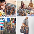 thumbnail image 6 of Soft Cooler Bag 60 Can Collapsible Insulated Sided Cooler Large Leakproof Camping Cooler Picnic Waterproof Beach Cooler Meal Prep Bag Portable Travel Cooler for Shopping,Kayaking,Road Trips,Car, 6 of 6