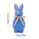 thumbnail image 3 of Decoraciones de Pascua, adornos de Pascua, regalos de Pascua, decoraciones de conejo de Pascua con lentejuelas y decoraciones de exterior con temática de conejo de Pascua para decoración de jardín y f, 3 of 6