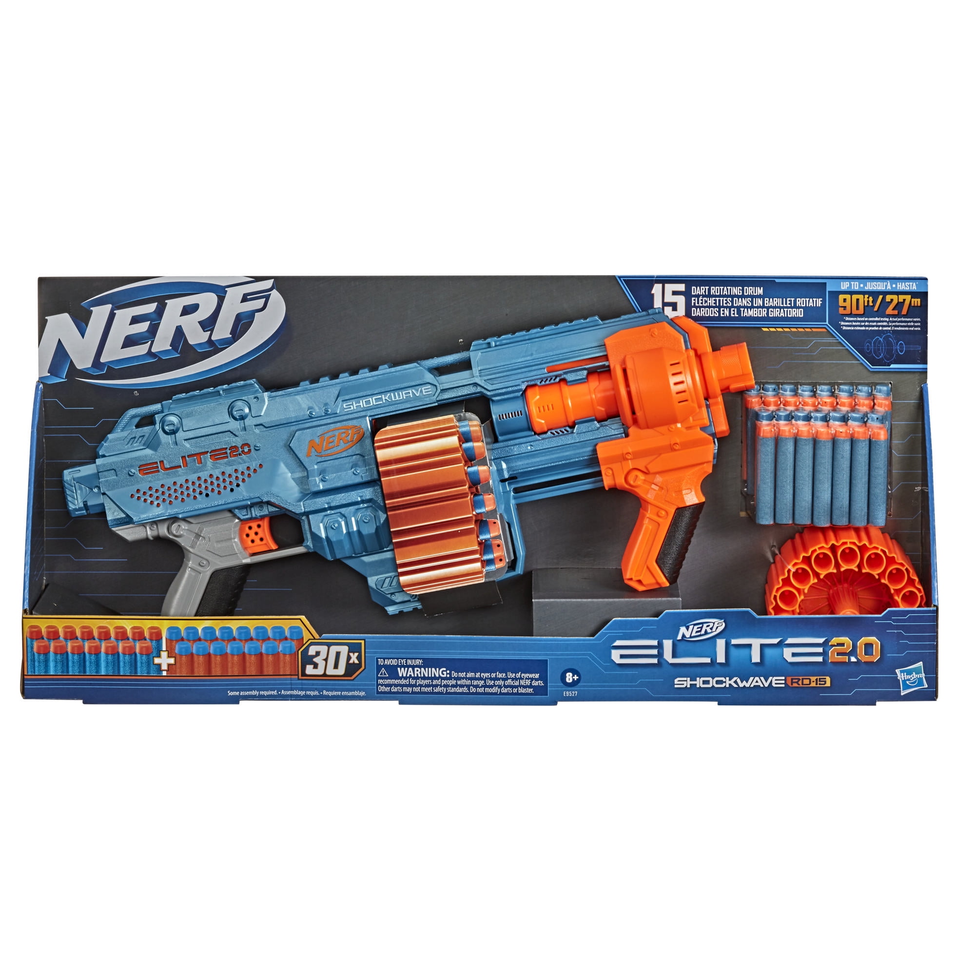 Nerf Elite 2.0 Shockwave RD-15 Blaster - Shop Blasters at H-E-B