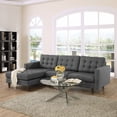 thumbnail image 2 of Modern Contemporary Urban Design Living Lounge Room Left-Facing Sectional Sofa, Grey Gray, Fabric, 2 of 4