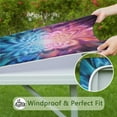 thumbnail image 6 of Colorful Burst Pattern Square Fitted Tablecloth with Elastic Edge,Square Table Cover,Washable Elastic Table Cover for Home Kitchen Party Decor 34"x34", 6 of 6