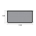 thumbnail image 3 of Dog Safety Gate Pet Safe Mesh Fence Portable Folding Baby Safety Gate Install Anywhere 110*72CM, 3 of 10