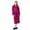 Hot Pink, variant on hotojiny Plush Robes for Women Winter Warm Fuzzy Fleece Soft Bathrobe Lounge Shower Spa Long Robes Comfy Sleepwear