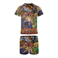 thumbnail image 5 of Yu-Gi-Oh Boys 2-Piece Swimsuit Set, Short Sleeve Rash Guard & Swim Trunks, 5 of 7