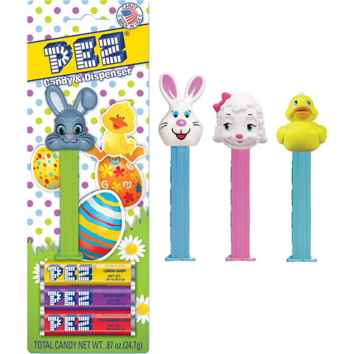 set of 3 PEZ Happy Easter Mint on Card !!!!