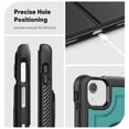 thumbnail image 7 of FJLBDE Case for iPad Pro 11 Inch 2022/2021/2020/2018 4th/3rd/2nd/1st Gen, 360 Rotating Stand iPad Protective Case Cover with Auto Wake/Sleep, Green, 7 of 7