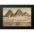 thumbnail image 2 of Wild Apple Portfolio 14x11 Black Modern Framed Museum Art Print Titled - Cairo Pyramids, 2 of 5