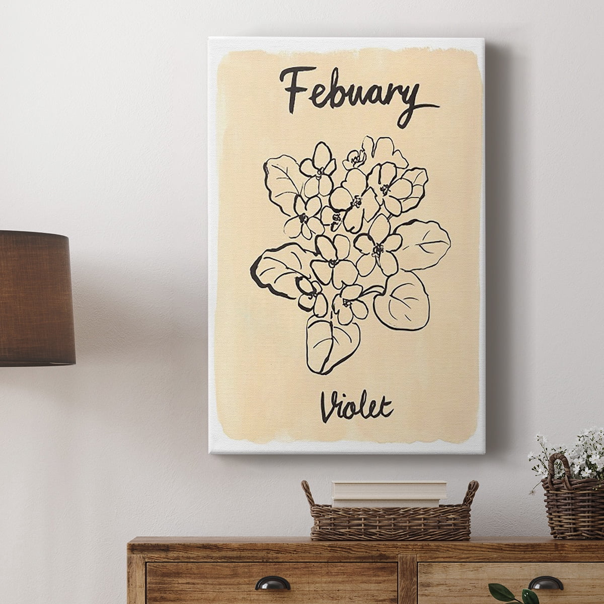 Birth Month II Premium Gallery Wrapped Canvas - Ready to Hang