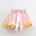 thumbnail image 4 of uublik School Uniform Skirts for Girls Pink with Shorts Tutu Dress Up Clothes Tulle Skirt for Birthday Princess Costume Party Size 3T-8, 4 of 5