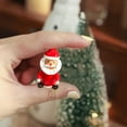 thumbnail image 3 of Figuras de Papá Noel de vidrio soplado hechas a mano para decoración de regalos navideños, 3 of 6