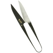 Kotobuki Traditional Japanese Thread Scissors, Black Finish with Long Blade