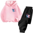 thumbnail image 2 of Sudadera con capucha Aloha Stitch, sudadera de moda, jersey con capucha de anime, dibujos animados, niñas, niños, ropa informal de manga larga, mono de camión Stitch, 2 of 5