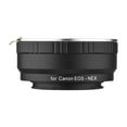 thumbnail image 2 of Andoer Adaptateur d'Objectif de Caméra EOS-NEX avec Remplacement de Mise au Point Infini pour Objectif Canon EOS vers Sony Alpha NEX E Mount Caméras NEX-3 NEX-5 NEX-5N A6000 A6500 NEX-C3 NEX-F3, 2 of 8