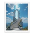 thumbnail image 5 of Paint By Numbers Kit for Adults Beginner - Stairway To Sky Portal Landscape DIY Canvas Painting Kits for Adults, Frameless Paint By Number for Adults for Home Wall Decor 16x20 Inch, 5 of 7